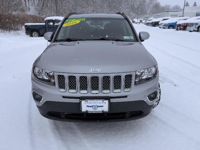 Used 2016 Jeep Compass High Altitude with VIN 1C4NJDEB5GD745141 for sale in Newark, NY