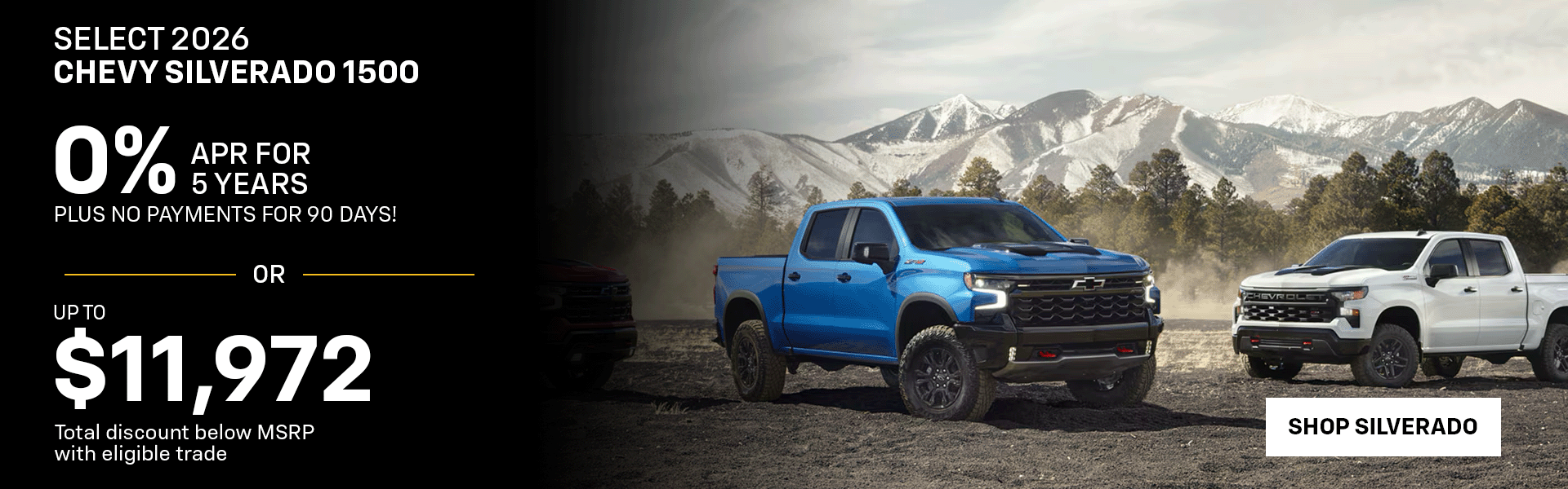 Silverado finance offer