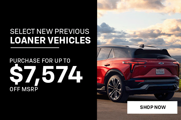 Loaner vehicle discount