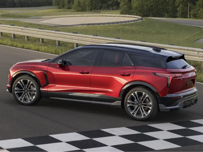 2026 Blazer EV on the track